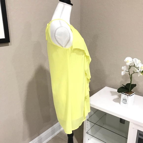 Yellow Ruffle Dress - Picture 2 of 4